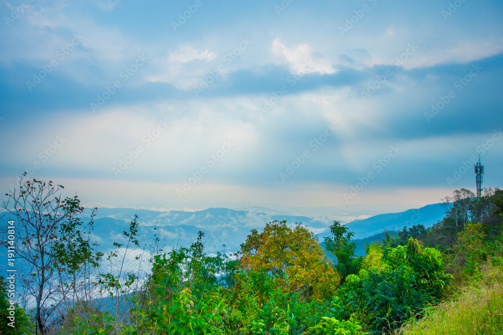 Obraz premium Mountain Mist, thailand