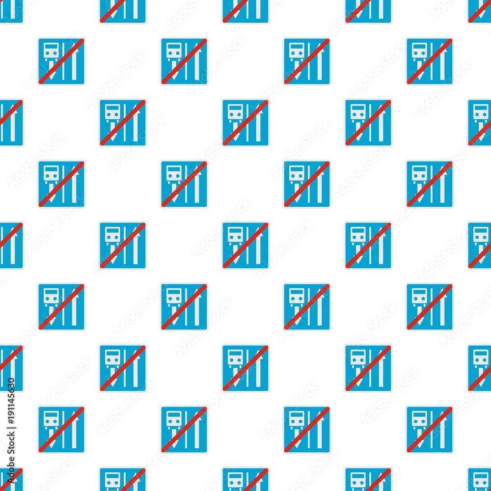 End road of route vehicle pattern seamless in flat style for any design End road of route vehicle pattern seamless in flat style for any design