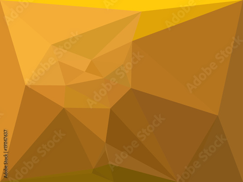 Gold Polygonal Background