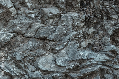 Wallpaper Mural Aged gray stone macro, granite texture closeup Torontodigital.ca