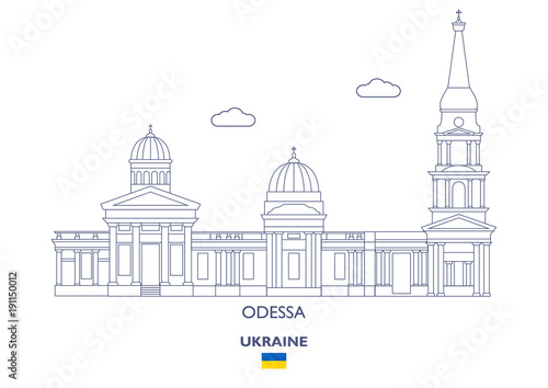 Wallpaper Mural Odessa City Skyline, Ukraine Torontodigital.ca
