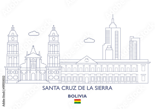 Santa Cruz De La Sierra City Skyline, Bolivia