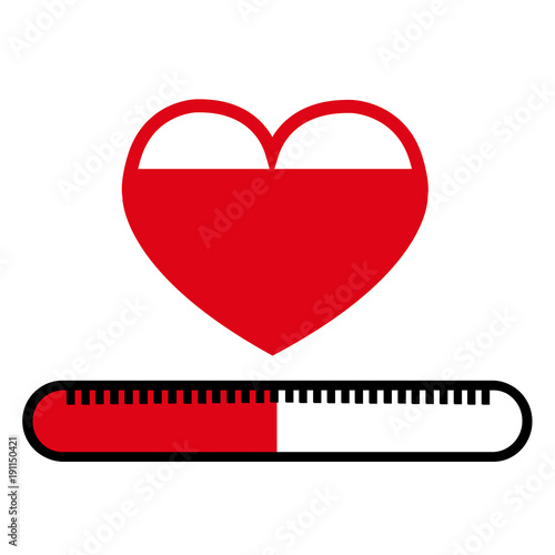 Valentine's day card idea Love meter