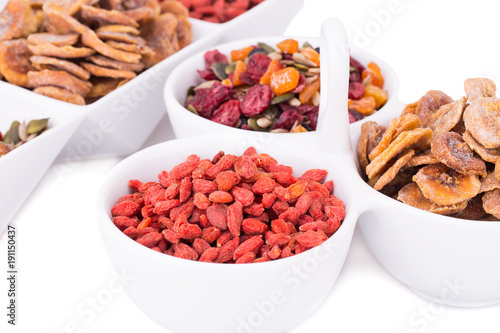 Dried fruits and berries