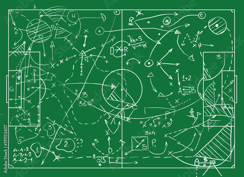 Coaching Board for game tactics and strategies