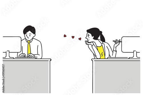 Fall in love in office