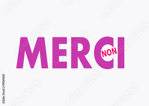 non merci,formule de refus