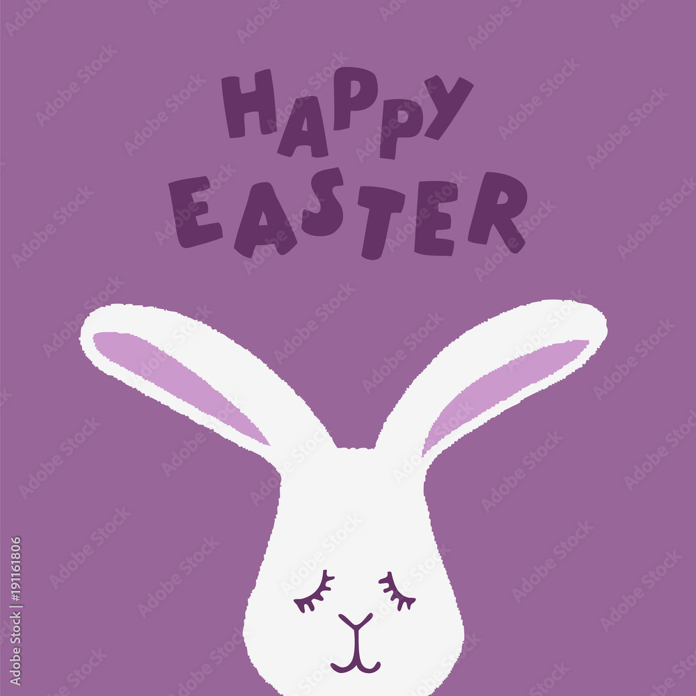 Happy easter greeting card. Vector illustration. Happy easter greeting card. Vector illustration.