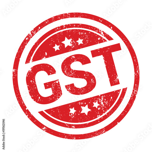 GST. Good and Services Tax concept. GST tax