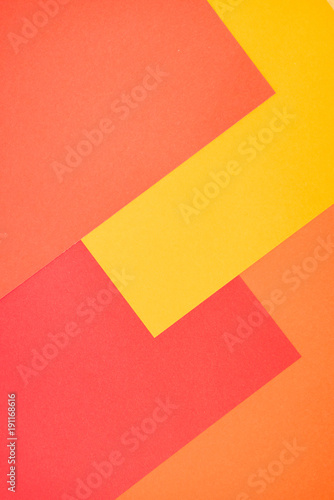 Yellow  red and orange color paper  abstract background
