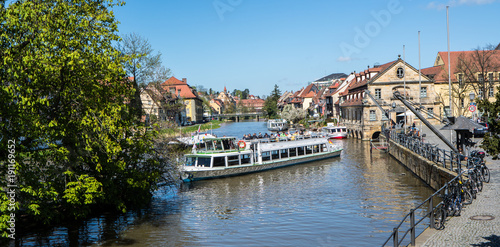 Bamberg Blick auf die Regnitz