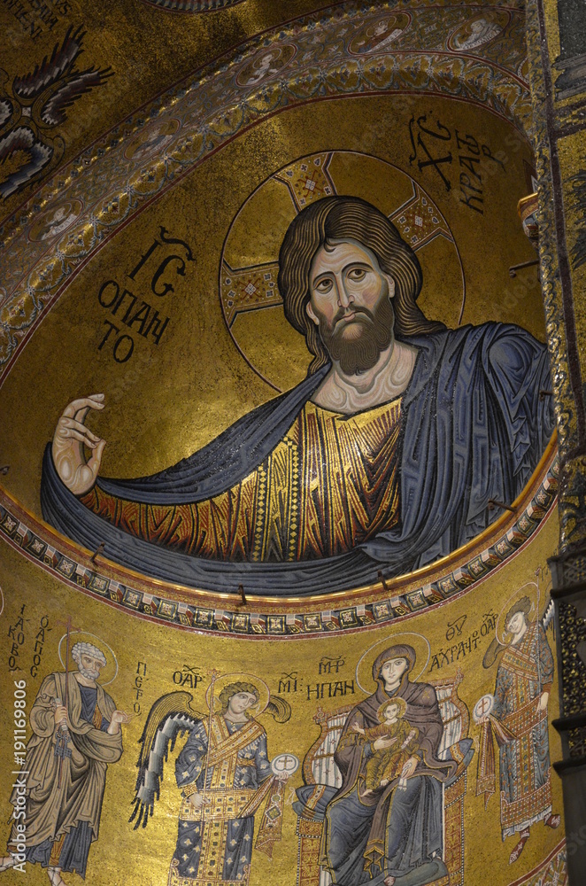 Obraz premium Interior of Duomo di Monreale, Sicily