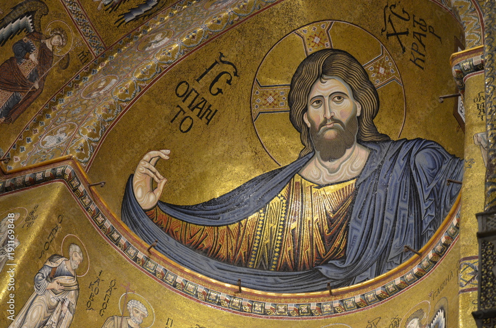 Obraz premium Interior of Duomo di Monreale, Sicily