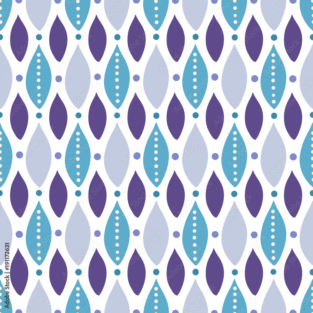 Fototapeta Bezszwowe wektor wzór z geometrycznych kształtów w modny Ultra Violet