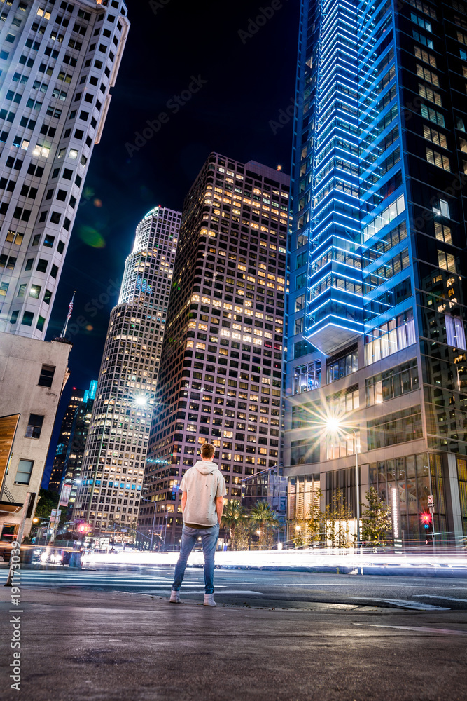 Obraz premium young man in Los Angeles