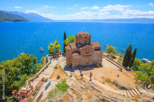 Fotografie Église Saint-Jean de Kaneo, Ohrid, Macédoine