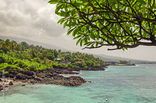 Obraz na plátně Nice place for swimming in Moroni, Comoros