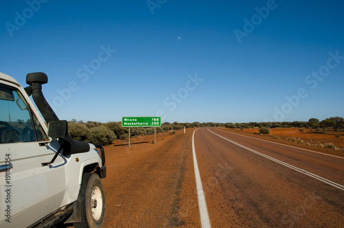 Remote Highway in Western Australia photo