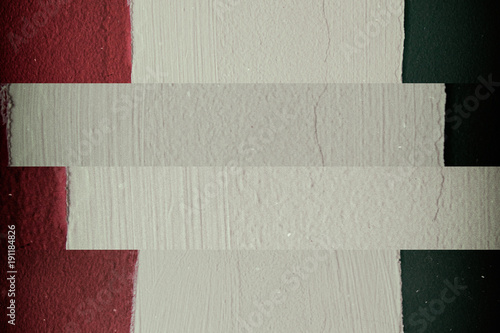 Wall with lines, detail of decoration in the city, textured background photo