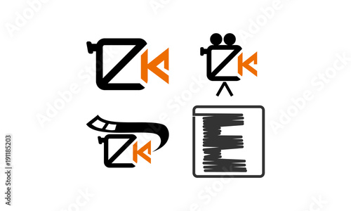 Movie Studio Letter E K Set