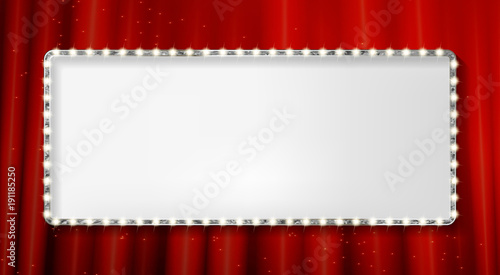 silver frame cinema on a dark background.