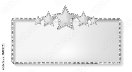 Marquee banner with stars