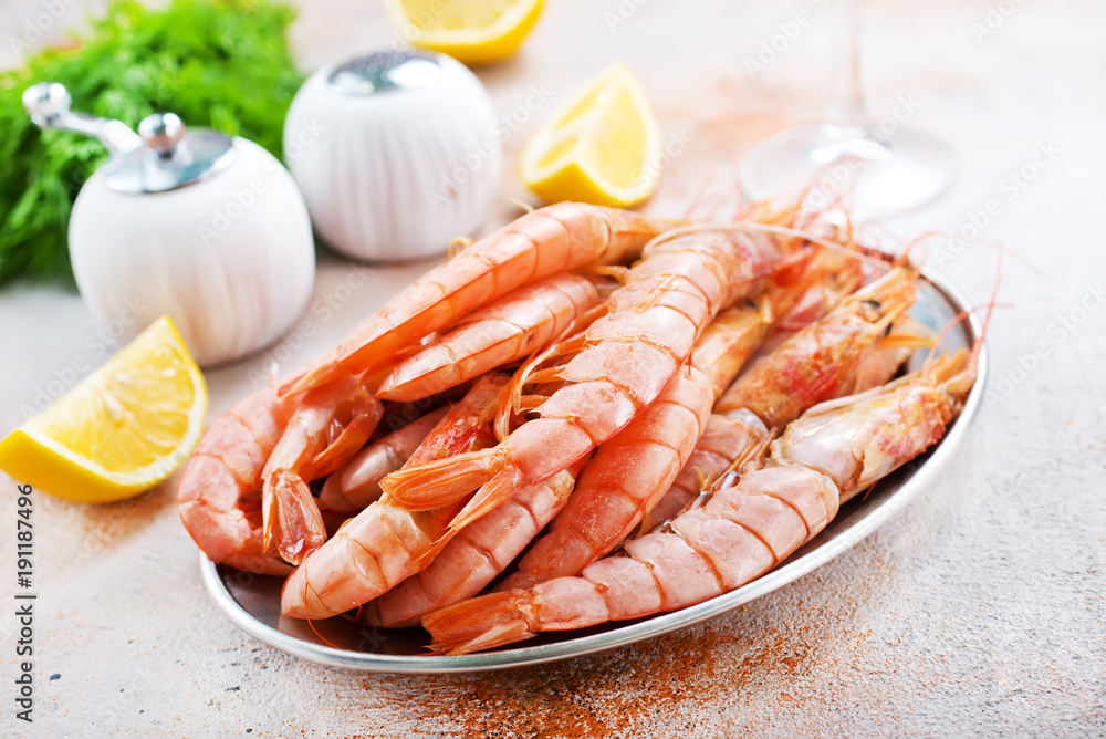 boiled shrimps boiled shrimps