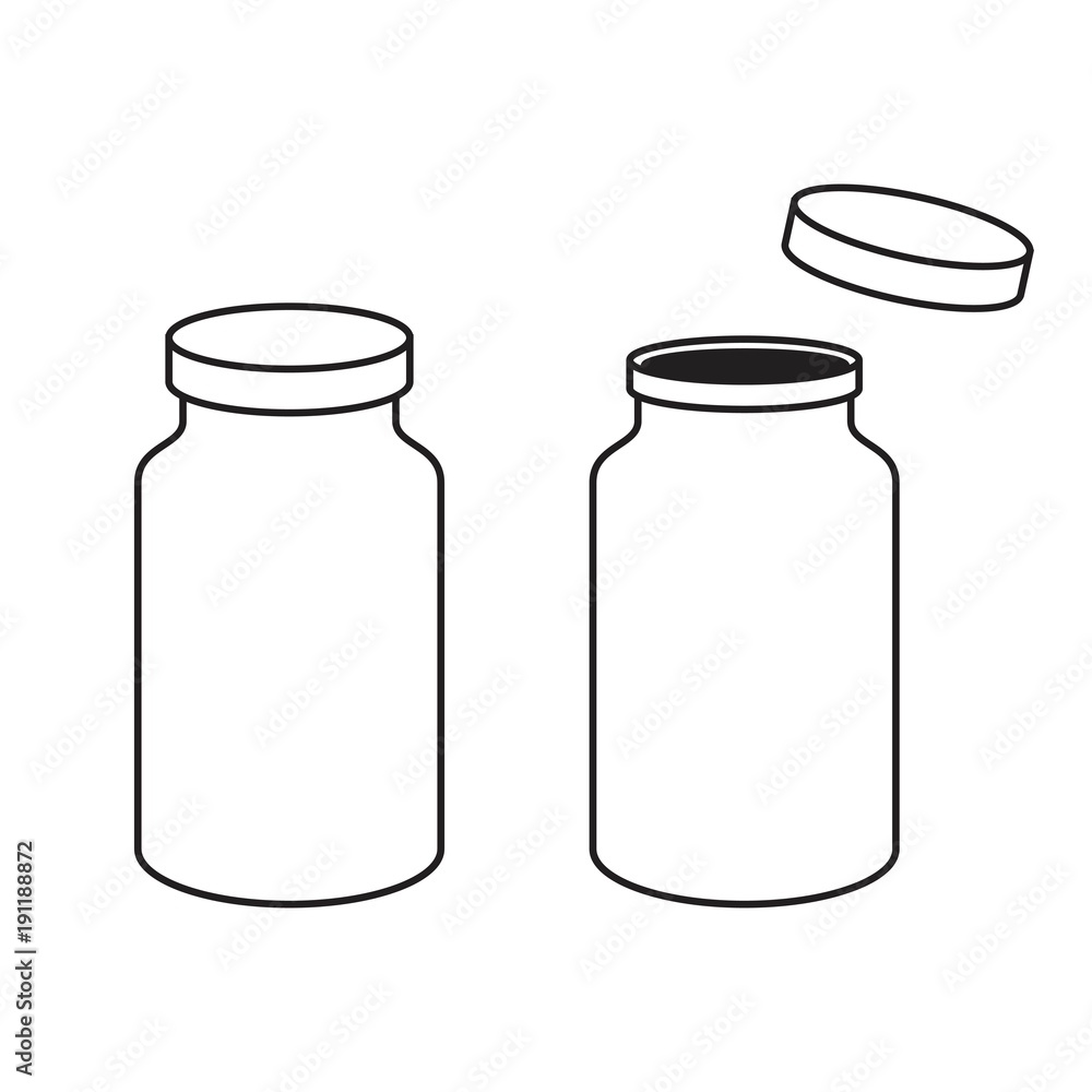 open the lid in a glass jar open the lid in a glass jar
