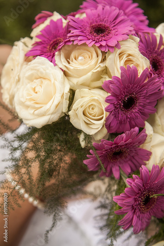 Bouquet d'une mariée