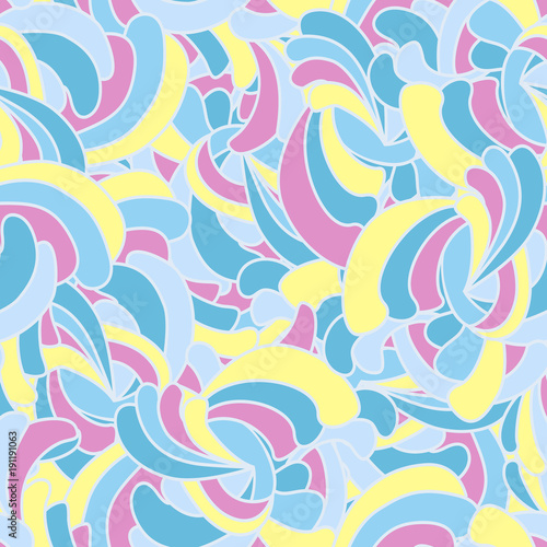 Multicolored abstract fantasy pattern