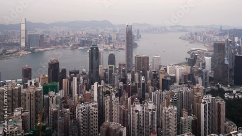 Wallpaper Mural timelapse, sunset from Victoria peak,  Hong kong Torontodigital.ca