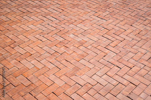 Wallpaper Mural Red brick floor texture Torontodigital.ca
