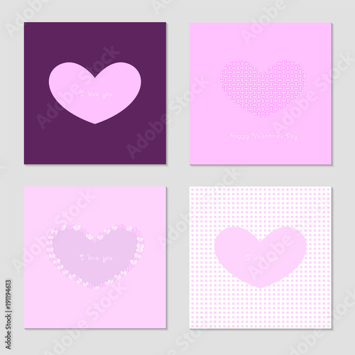 Valentine's Day congratulation.