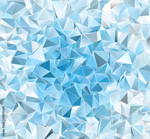 Abstract polygonal background. Triangulated texture