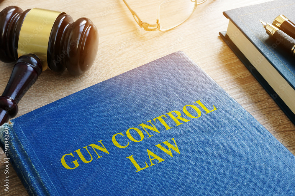 Gun control law in a court. Gun control law in a court.