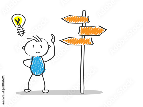 Strichmännchen / Business / Vektor