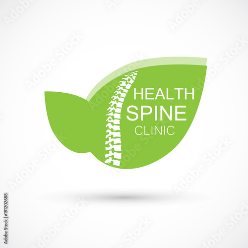 Spine chiropractic logo