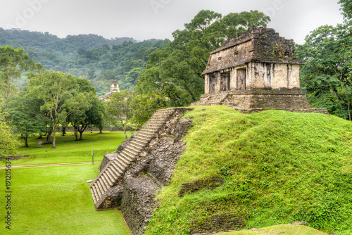 Fototapeta Naklejka Na Ścianę i Meble -  Palenque, eine archäologische Maya-Fundstätte im Tieflanddschungel von Chiapas