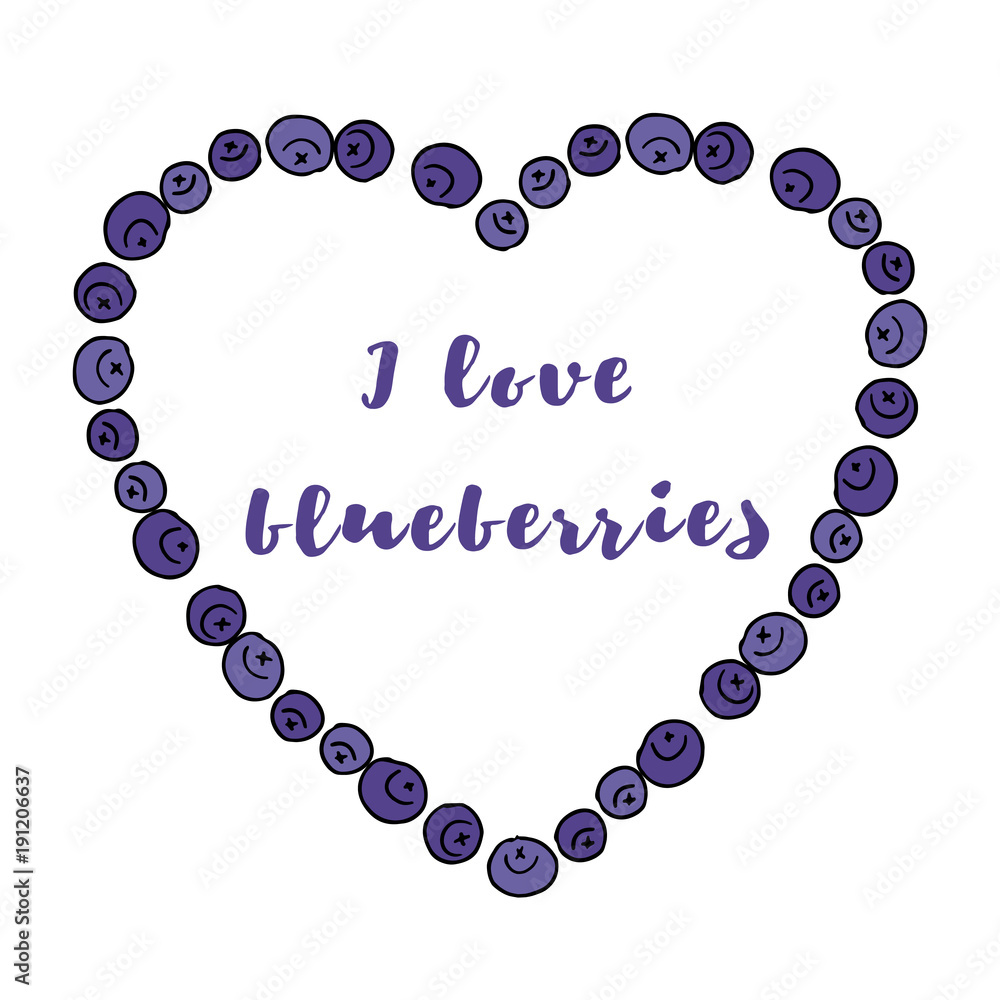 Obraz premium blueberries