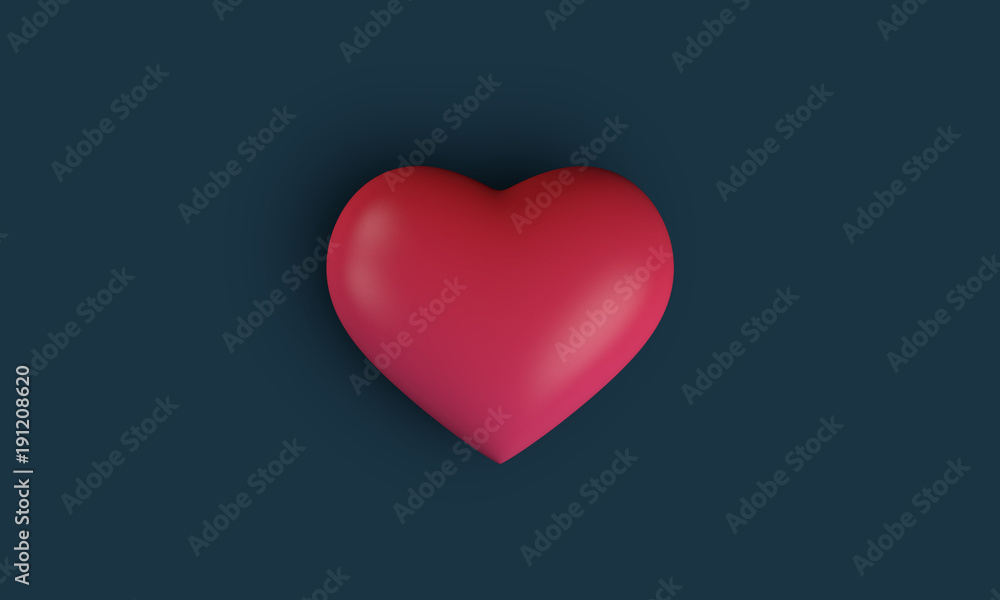 Red white pink heart background, love valentine day