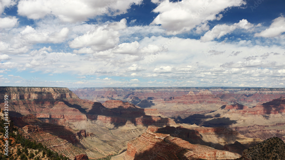 Nuvole sul Grand Canyon