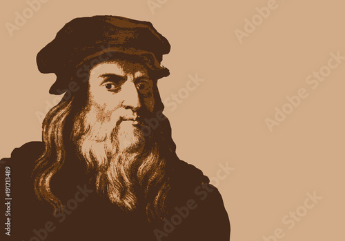 De Vinci - peintre - portrait - ingénieur - personnage historique - astronome - La Joconde