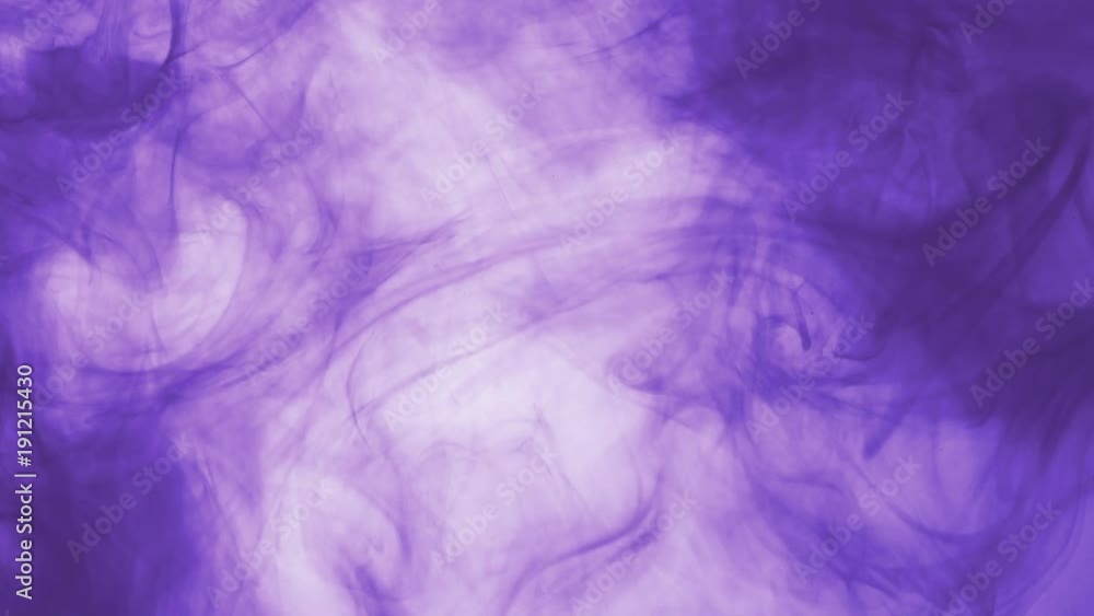 violet paint floating in water like smoke cloud violet paint floating in water like smoke cloud
