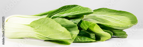 frischer Pak Choi oder Pak Choy vor Wei  