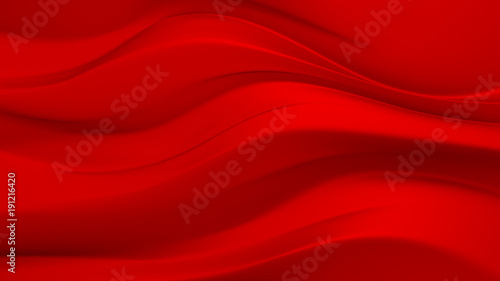Red cloth drapery background. 3d illustration, 3d rendering.