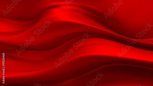 Red cloth drapery background. 3d illustration, 3d rendering.