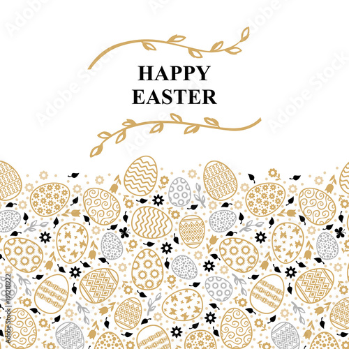 Easter decorative card