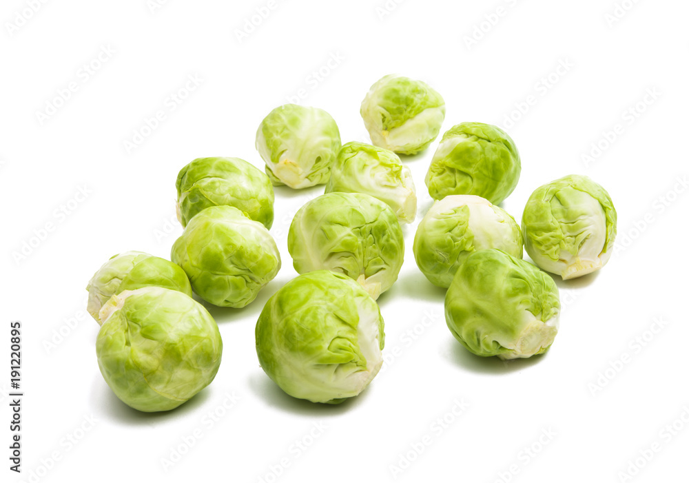 brussels sprouts isolated brussels sprouts isolated