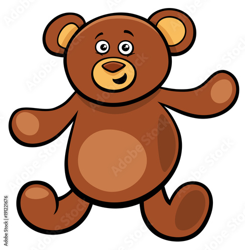 cute teddy bear cartoon toy character