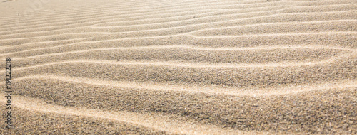 waves of sand in the desert on the sand dunes